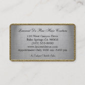 Elles Shadow Velmont Scissor Elegant Professional Visitekaartje (Achterkant)