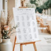 Ellesmere 16 tafel + bruidstafel zitgrafiek poster