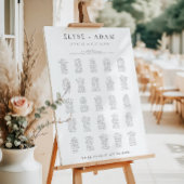 Ellesmere 25 Tafel + Bruidstafel Zitkaart Poster