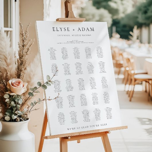 Ellesmere 25 Tafel + Bruidstafel Zitkaart Poster