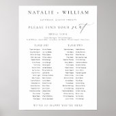 Ellesmere 2 Banket Tafel Zitting Grafiek Teken Poster (Voorkant)