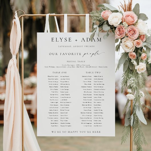 Ellesmere 2 Banket Tafel Zitting Grafiek Teken Poster