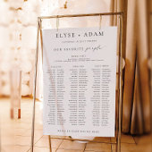 Ellesmere 3 Tabelschermindeling voor banket Poster