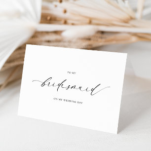 Ellesmere aan mijn bruidsmeisje bruiloft dag Kaart