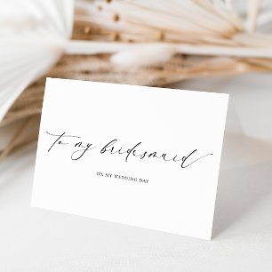 Ellesmere aan mijn bruidsmeisje bruiloft dag Kaart