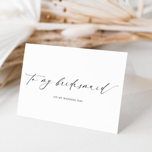 Ellesmere aan mijn bruidsmeisje bruiloft dag Kaart