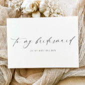 Ellesmere aan mijn bruidsmeisje bruiloft dag Kaart