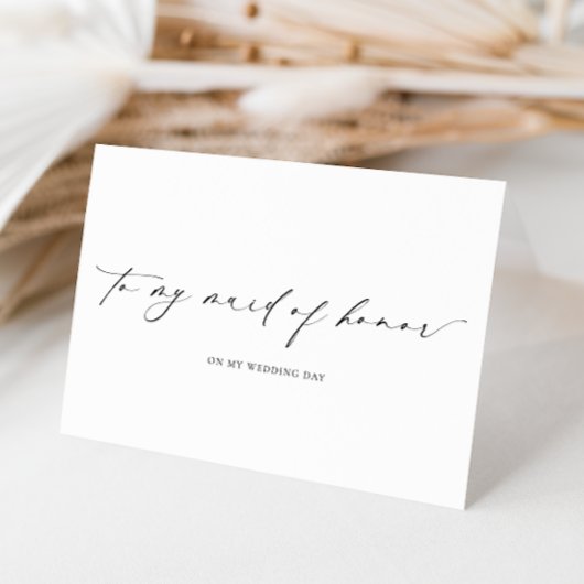 Ellesmere aan mijn getuige trouwdag kaart