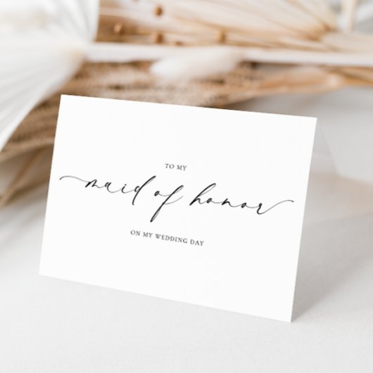 Ellesmere Aan Mijn Getuige Trouwdag Kaart