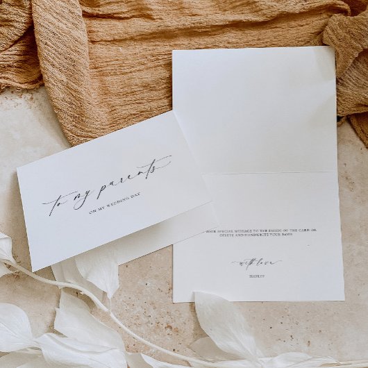 Ellesmere aan mijn ouders trouwdag kaart