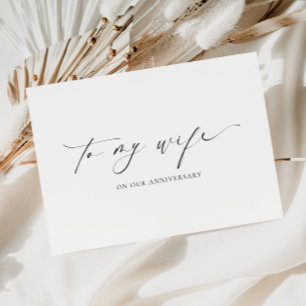 Ellesmere aan mijn vrouw op ons Jubileum Kaart