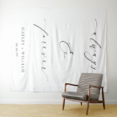 Ellesmere Always & Forever Trouwcitaat Achtergrond Wandkleed (In Situ (horizontaal))