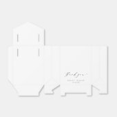 Ellesmere Bedankt bruiloft Bedankdoosjes (Uitgevouwen)