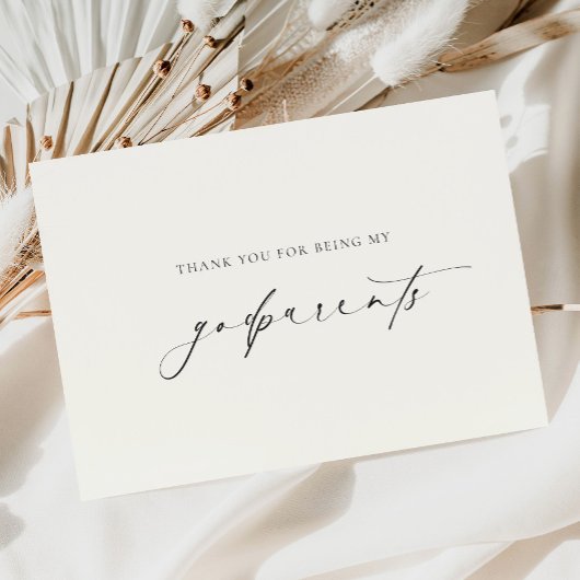 Ellesmere bedankt dat je mijn peetouders bent kaart