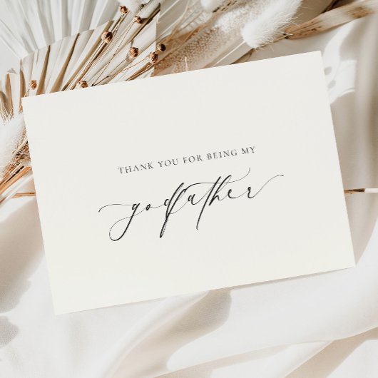 Ellesmere bedankt dat je mijn peetvader bent kaart