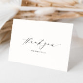 Ellesmere Bedankt voor het trouwen met ons trouwda Kaart