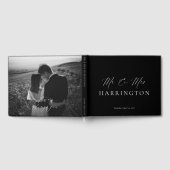 Ellesmere Black Mr & Mrs Wedding Gastenboek (Volledig)