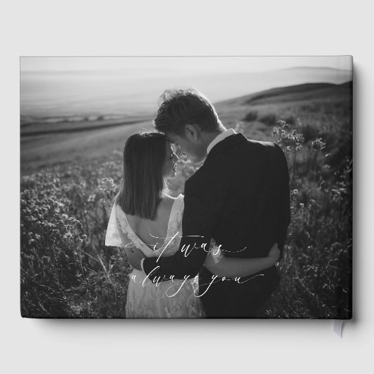 Ellesmere Black Mr & Mrs Wedding Gastenboek (Achterkant)