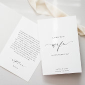 Ellesmere brief aan mijn Kaart op de huwelijksdag