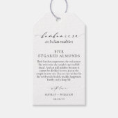 Ellesmere Een Italiaanse traditie 5 gesuikerde ama Cadeaulabel (Voorkant)