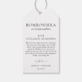 Ellesmere Een Italiaanse traditie 5 gesuikerde ama Cadeaulabel (Voorkant)