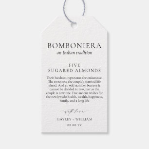 Ellesmere Een Italiaanse traditie 5 gesuikerde ama Cadeaulabel