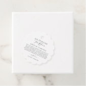 Ellesmere Een Italiaanse traditie van gesuikerde a Bedankjes Labels (In situ)