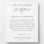 Ellesmere Een Italiaanse traditie van gesuikerde a Fotoplaat (Voorkant)