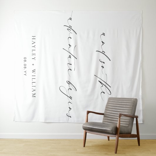 Ellesmere en zo begint het avontuur achtergrond wandkleed (In Situ (horizontaal))