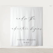 Ellesmere en zo begint het avontuur achtergrond wandkleed (Voorkant)