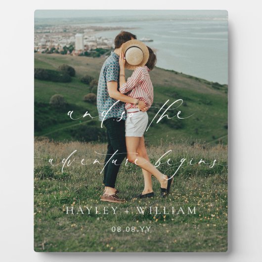 Ellesmere en zo begint het avontuur te trouwen fotoplaat (Voorkant)