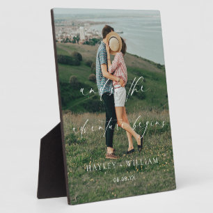 Ellesmere en zo begint het avontuur te trouwen fotoplaat