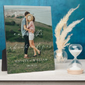 Ellesmere En Zo Begint Het Avontuur Trouwen Fotoplaat (Zijkant)