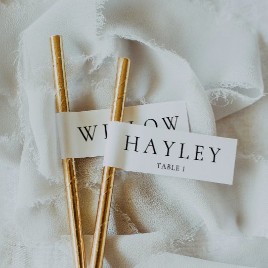 Ellesmere Escort Kaart Straw Flags Drink Labels