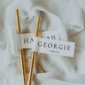 Ellesmere Escort Kaart Straw Flags Drink Labels