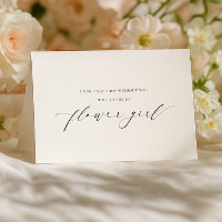 Ellesmere Flower Girl Proposal Vouwkaart