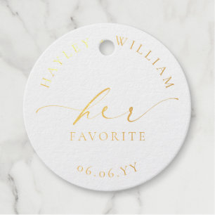 Ellesmere Haar Favoriet Bedankjes Labels