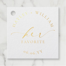 Ellesmere Haar Favoriet Bedankjes Labels