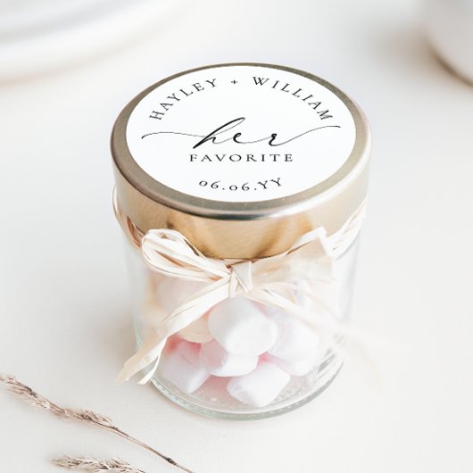 Ellesmere Haar Favoriet Ronde Sticker