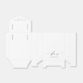 Ellesmere haar favoriete bruiloft bedankdoosjes (Uitgevouwen)