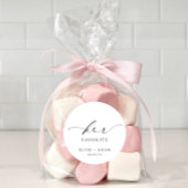 Ellesmere Haar favoriete Favor Classic Round Stick Ronde Sticker