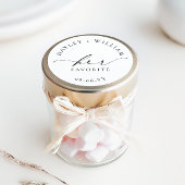 Ellesmere Haar favoriete Favor Classic Round Stick Ronde Sticker