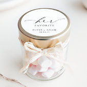 Ellesmere Haar Favoriete Favor Klasieke Ronde Stic Ronde Sticker