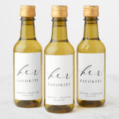 Ellesmere Haar favoriete voorstander Wijn Etiket (Flessen)