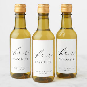 Ellesmere Haar favoriete voorstander Wijn Etiket