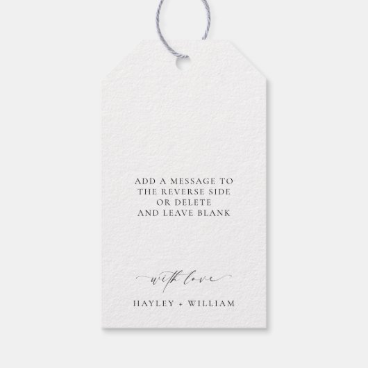 Ellesmere Hartelijk dank voor de voordelige cadeau Cadeaulabel (Achterkant)