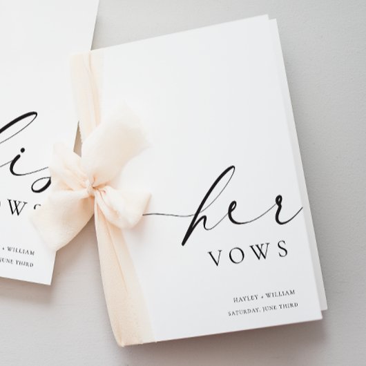 Ellesmere her Vows Wedding Kaart