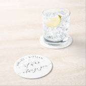 Ellesmere Het was altijd jouw bruiloft Ronde Kartonnen Onderzetter (Insitu)