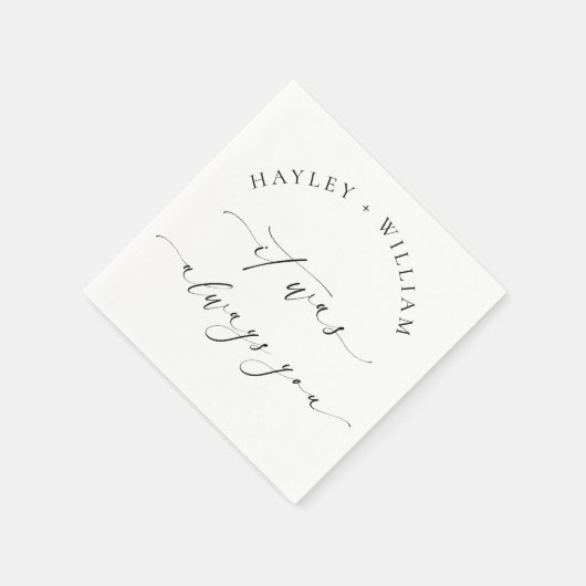 Ellesmere Het was altijd jouw bruiloft Servet (Hoek)