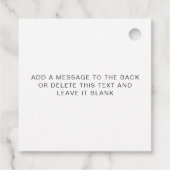 Ellesmere In Ziekte en In Rijkdom Lotto Bruiloft Bedankjes Labels (Achterkant)